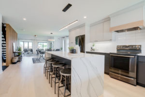 Interior of “The Palmer” model in “Harvest Run” Net Zero development by Doug Tarry Homes – St. Thomas, ON