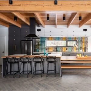 Kitchen of Net Zero Home by Morley Mountain Homes