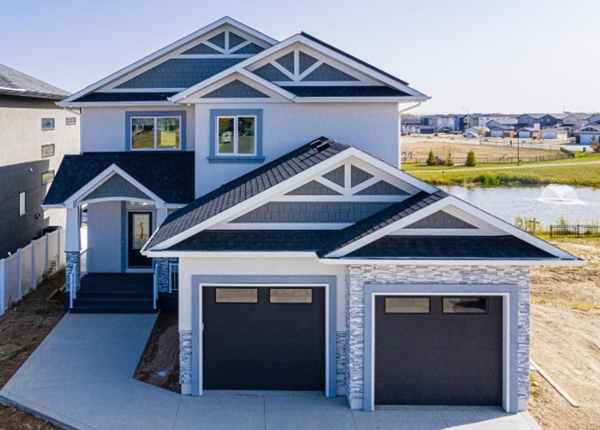 Exterior of Net Zero Home by North Ridge Development Corporation
