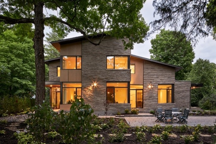 RND Construction Exterior of Net Zero Home