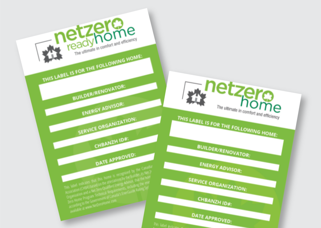 Net Zero and Net Zero Ready Label