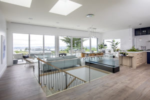 Main floor of Linda Vista Net Zero Home by Hasler Homes Ltd.