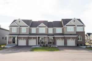 Block of four Net Zero townhomes in “Arcadia Community” by Minto Communites – Kanata, ON