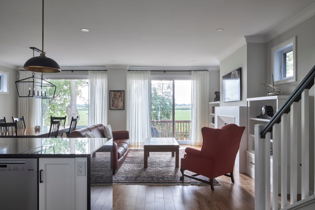 Interior of home at “Farmside Green” Net Zero Ready development by RND Construction – Ottawa, ON