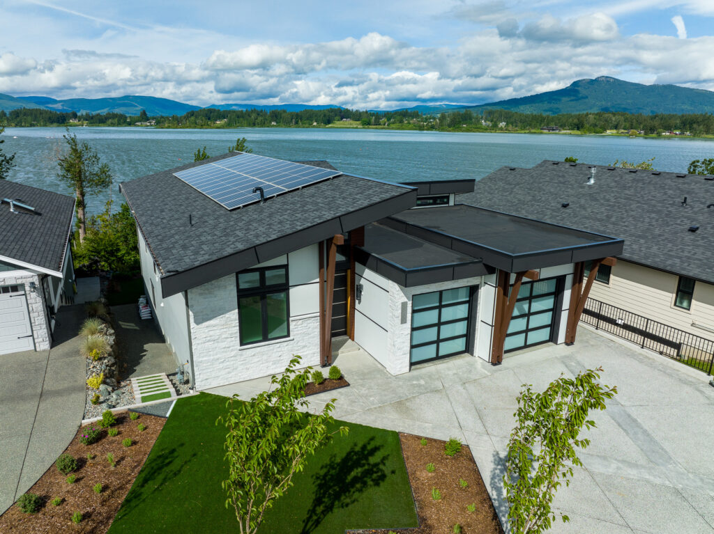 Exterior shot of Net Zero Home by Made to Last Custom Homes